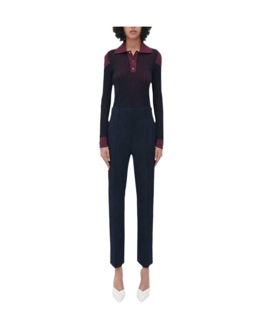 Bottega Veneta Blue Slim-Fit Pants