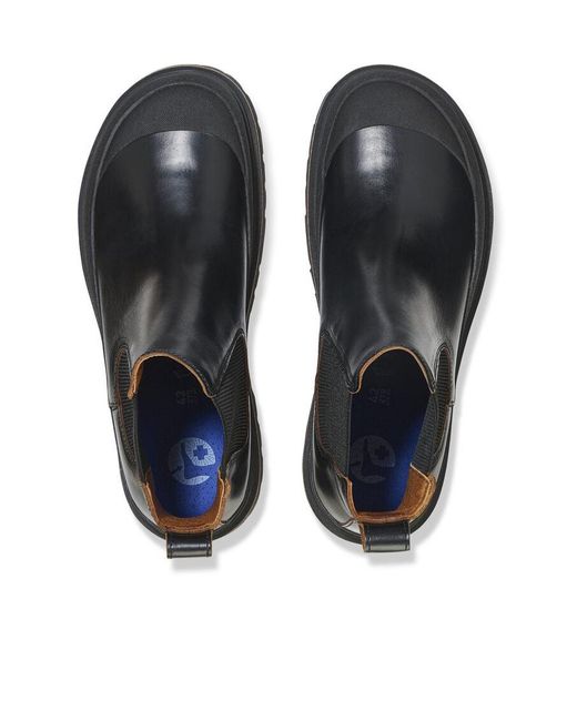Birkenstock Black Prescott Slip-On Chelsea Boots for men
