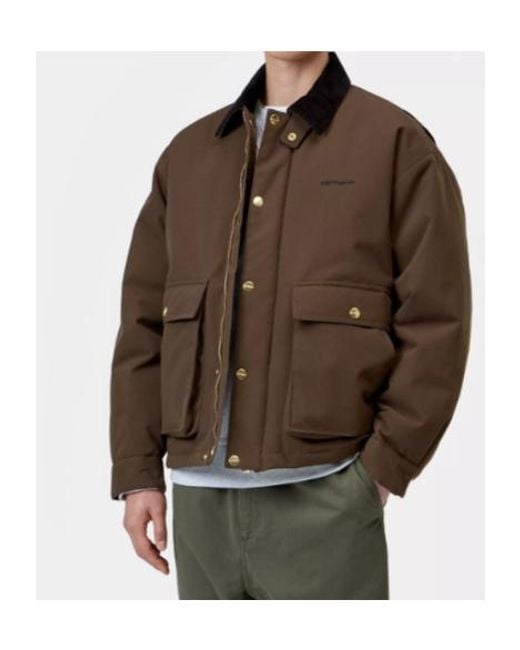 Carhartt Brown Quentin Jacket for men