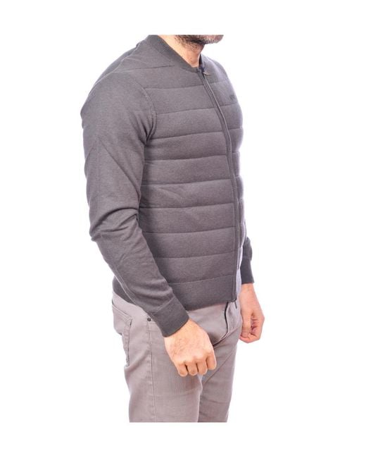 Armani Jeans Gray Long Sleeve Casual Jacket for men
