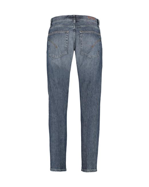 Dondup Blue Dian Tapered Fit Jeans for men