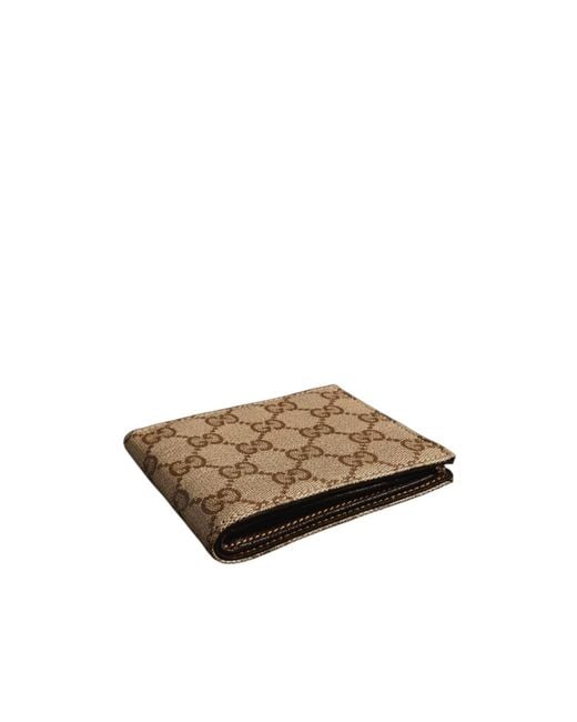 Gucci Brown Essence Classic Bi-Fold Wallet for men