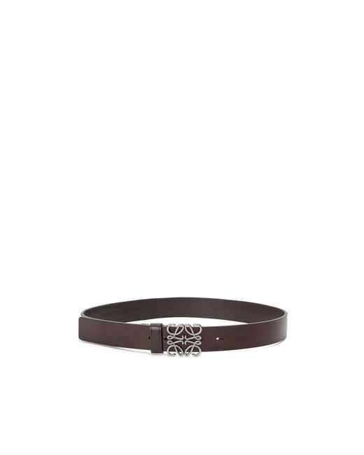 Loewe White Chunky Anagram Belt for men