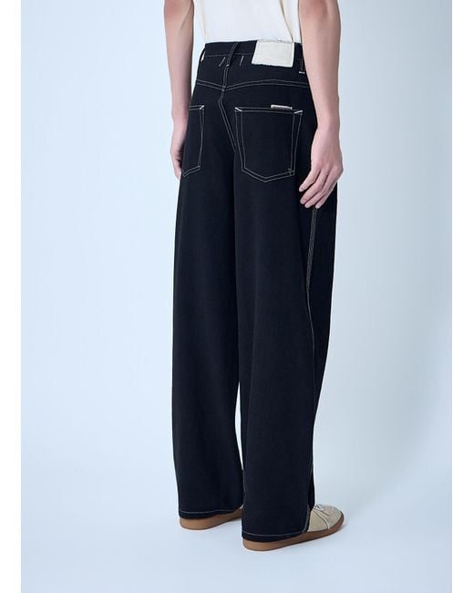 STORY mfg. Blue Poetry Wide-Leg Jeans for men