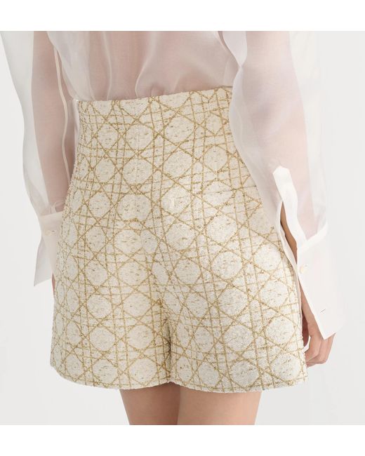 Dior Natural Macrocannage Short Skirts