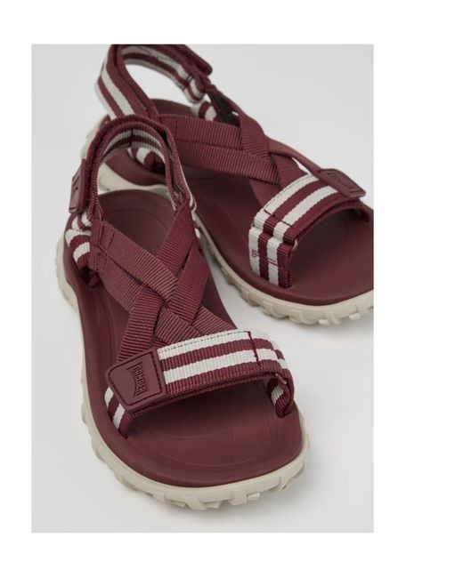 Camper Brown Drift Trail Striped Sandals