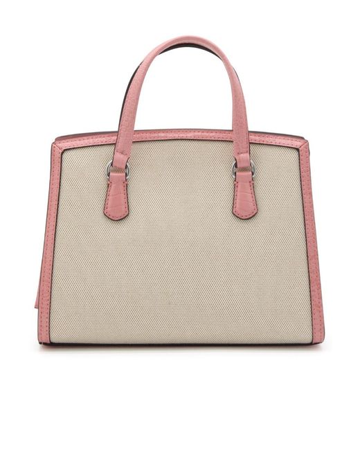 MICHAEL Michael Kors Pink Chantal Logo Plaque Tote Bag