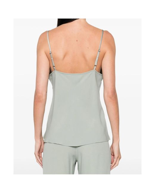 Forte_forte Green Satin Top