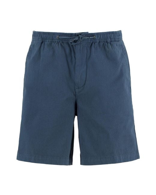 Barbour Blue Drawstring Shorts for men