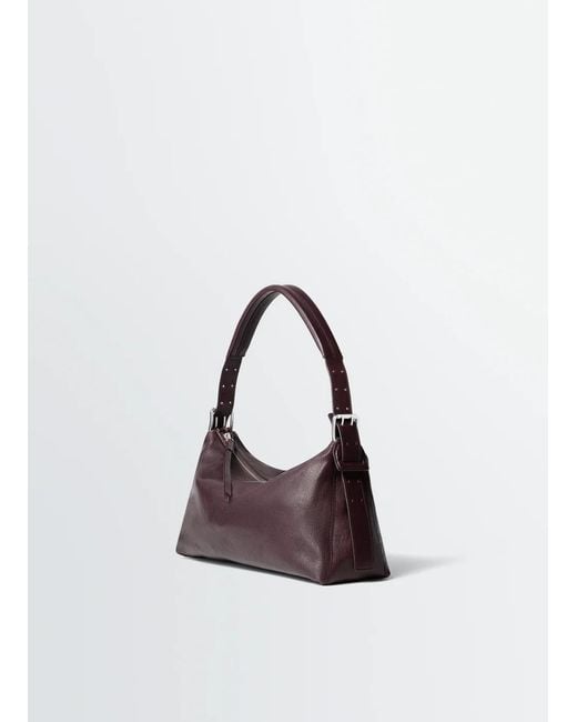 Lemaire Brown Belted Baguette Shoulder Bag