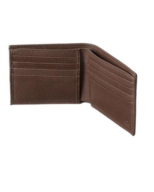 Gucci White Ophidia Monogrammed Bi-Fold Wallet for men