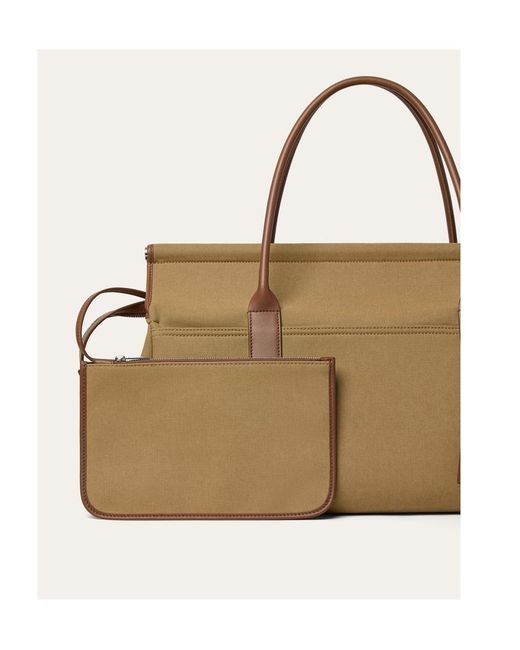 Loro Piana Metallic Loom Weekender Bag L42 for men
