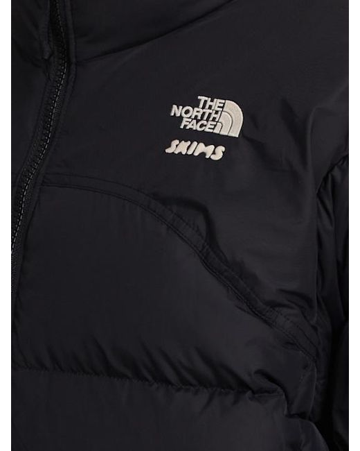 The North Face Black Short Down Jacket With Zip