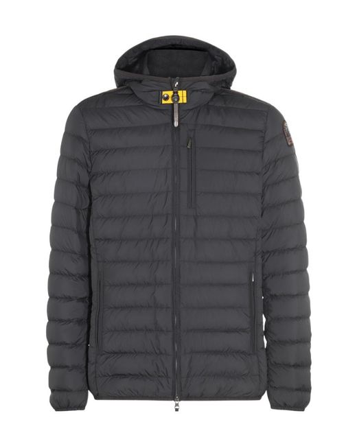 Parajumpers Gray Zippered Down Jacket for men