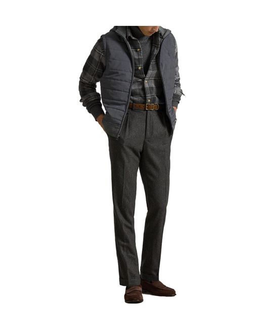 Polo Ralph Lauren Gray Solid Hybrid Gilet for men