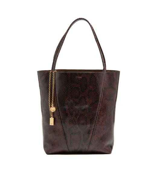 Chloé Brown Chloé Spin Medium Tote Bag