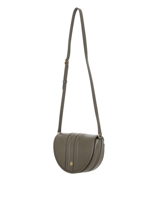 Bally White Panelled Leather Shoulder Bag