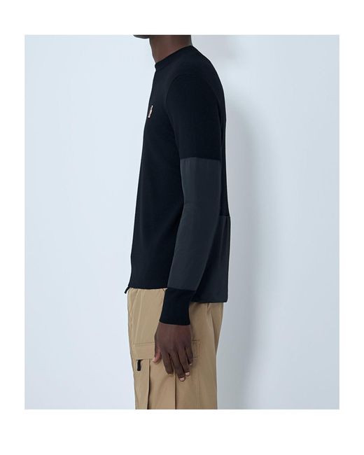 Moncler Blue Long-Sleeved Knitwear for men