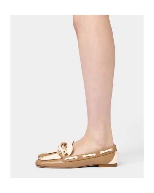 Roger Vivier Brown Très Vivier Boat Loafers