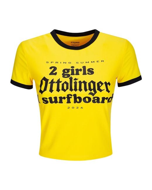 OTTOLINGER Yellow Surfboard Tie-Side Skirt