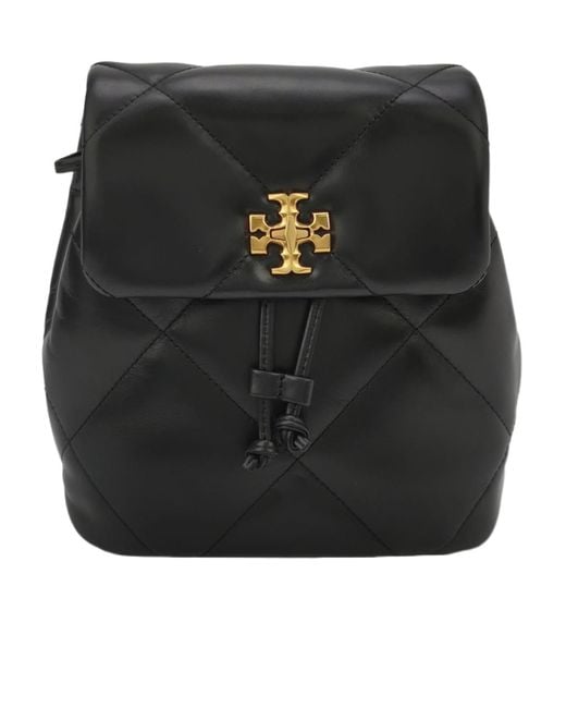 バックパック・リュック Tory Burch Kira Diamond Leather Mini Backpack Black Mini Kira Diamond Quilt Backpack: Women's Designer Backpacks