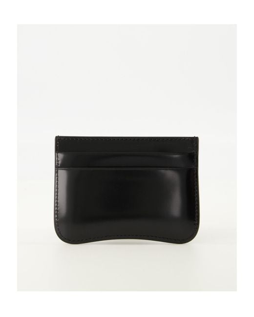 AMI Black Logo Plaque Wallet