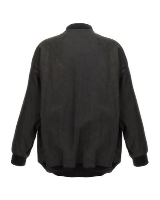 Rick Owens Gray Jumbo Peter Flight Jacket for men