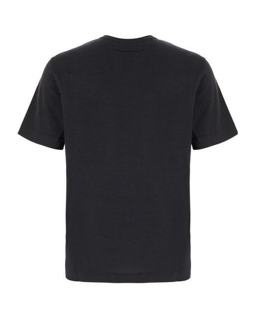 Zegna Black Crew-Neck Short-Sleeves T-Shirt for men