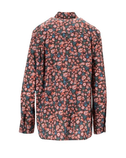 Paul Smith Red Printed Shirt