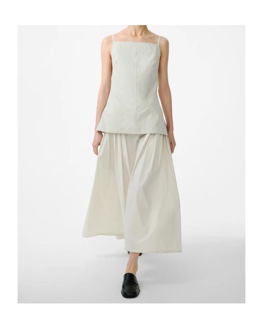 Studio Nicholson White Agat Skirt