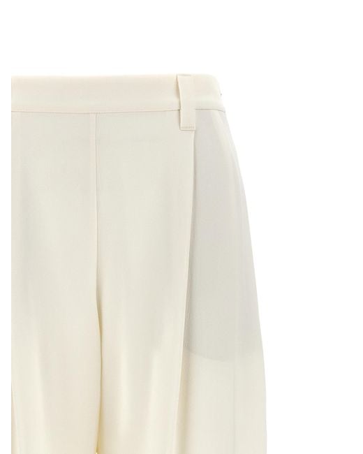 Brunello Cucinelli White Slouchy Pants