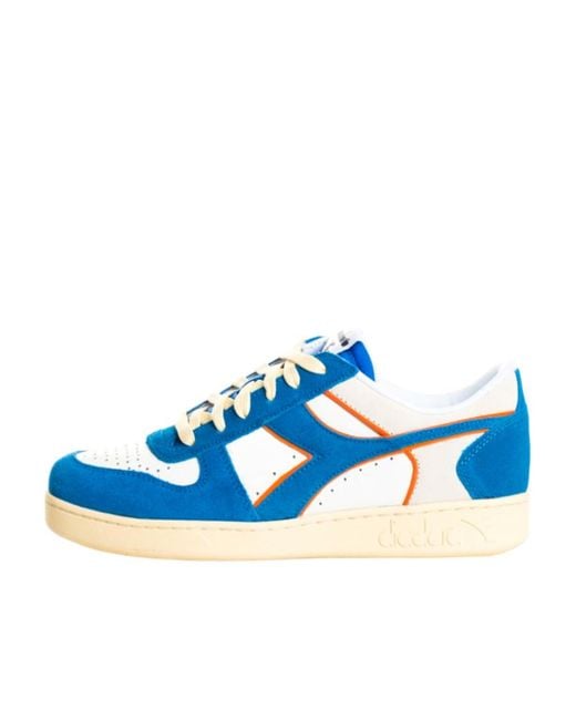 Diadora Blue Logo Low Upper Board Shoes for men