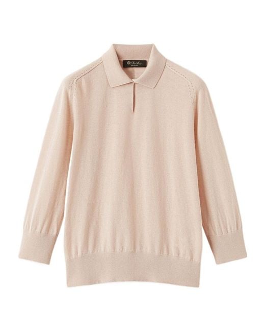 Loro Piana Natural Neo Piuma Polo Shirt