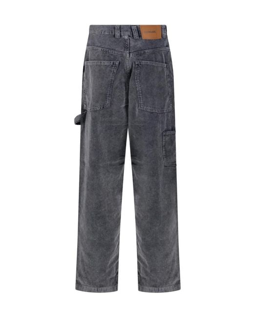 Haikure Gray Belt-Loop Jeans