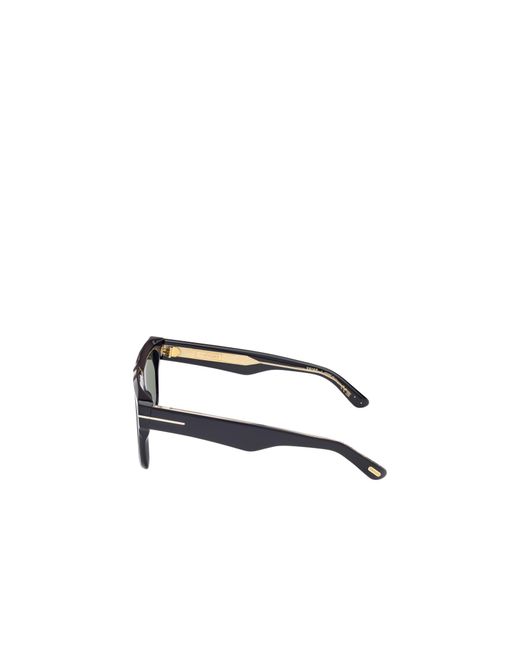 Tom Ford Gray Square-Frame Sunglasses for men