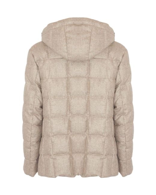 Fay Natural Hooded Padded Coat for men