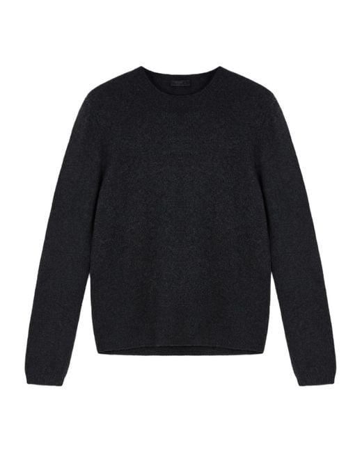 Prada Blue Long Sleeve Sweater for men