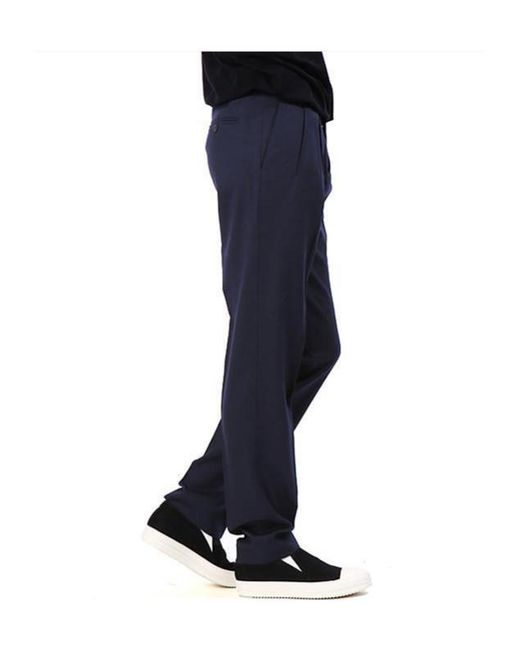 Balmain Blue Pleated Jeans for men