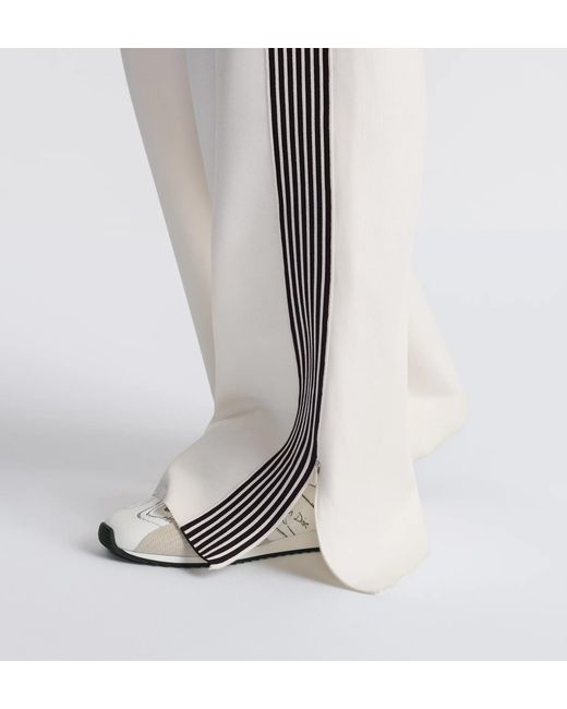 Dior White Flared Pants