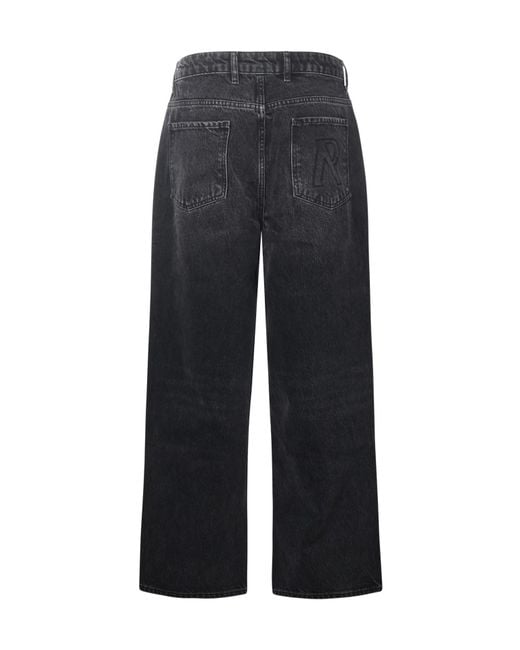 Represent Blue Whiskering Effect Denim Jeans for men