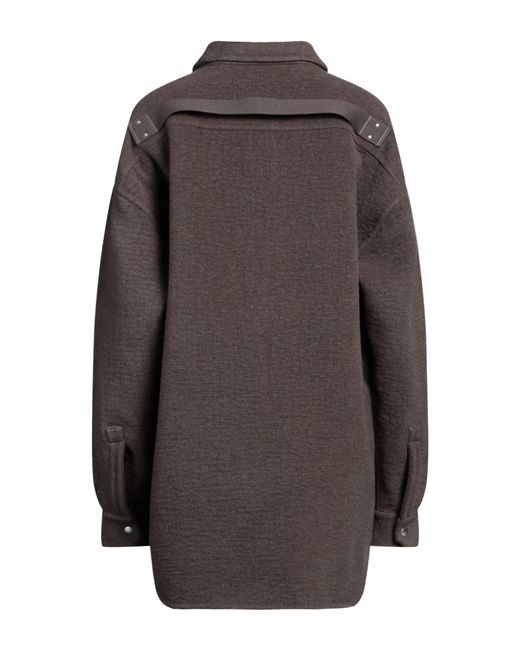 Rick Owens Brown Cashmere Single- Coat