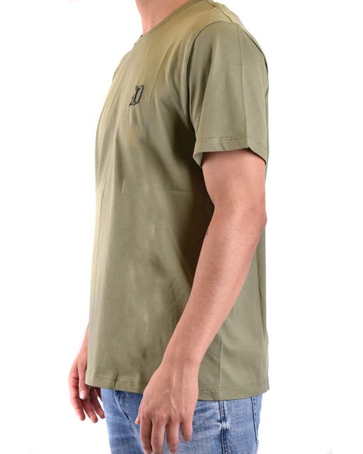 Dondup Green Crew Neck T-Shirt for men