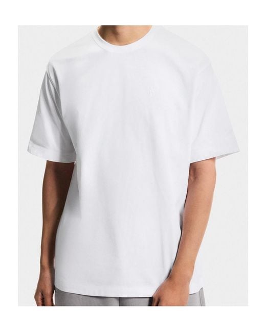 On Shoes White Short-Sleeved T-Shirt for men
