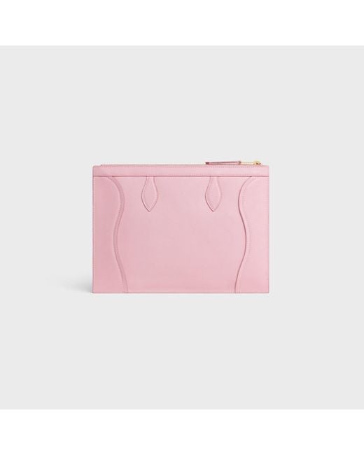 Céline Pink Medium Pouch