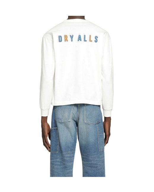 Human Made White Long-Sleeved T-Shirt for men