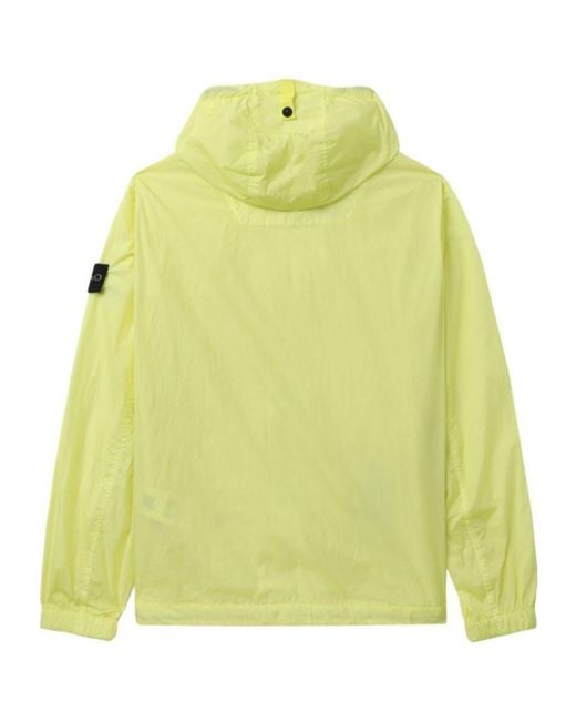 Stone Island Yellow Compass-Badge Shell Jacket for men