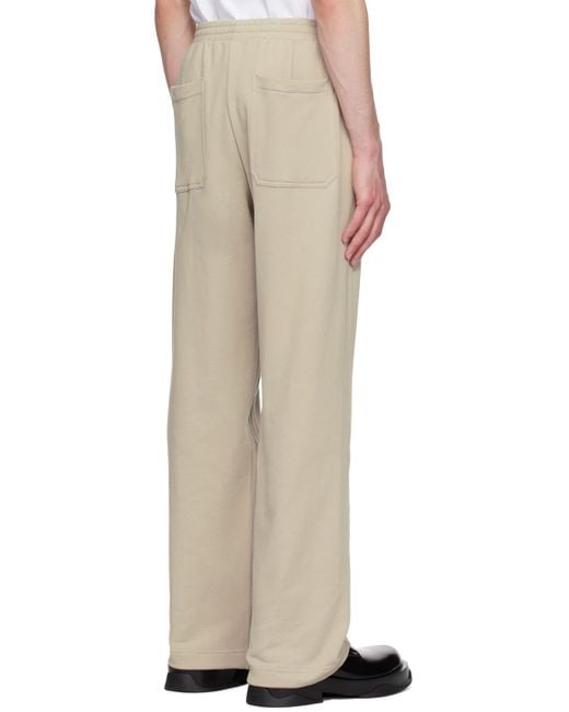 Helmut Lang Natural Gusset Sweatpants for men