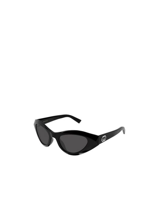 Gucci Black Geometric Sunglasses