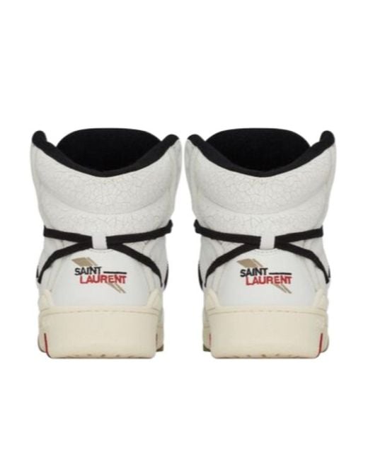 Saint Laurent White Trainers for men