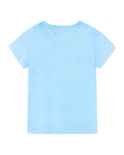 Just Cavalli Blue Just Girls Logo T-Shirt